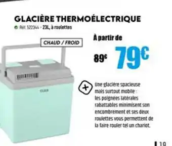 Narbonne accessoires Glacière thermoélectrique offre