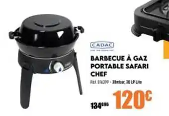 Narbonne accessoires Barbecue à gaz portable safari chef cadac offre
