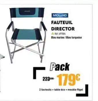 Narbonne accessoires Fauteuil director midland offre
