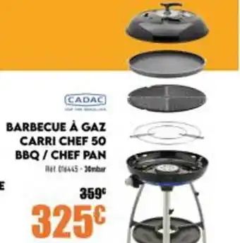 Narbonne accessoires Barbecue à gaz carri chef 50 bbq-chef pan cadac offre