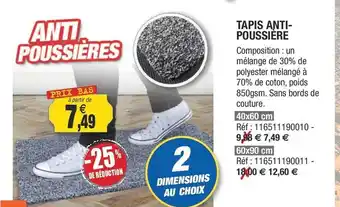 Tapis anti-poussiĂšre