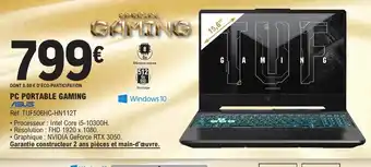E.Leclerc Asus PC Portable Gaming offre