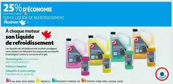 Auchan Le liquide de refroidissement auchan offre