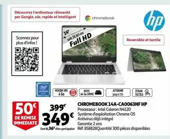 Chromebook 14a-ca0063nf hp