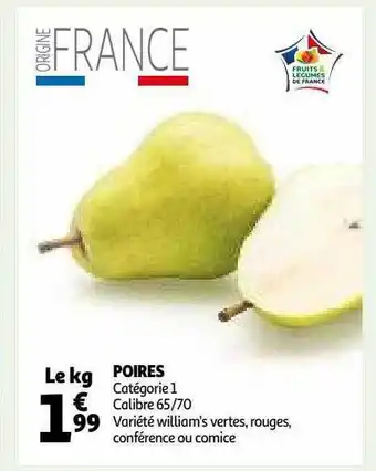 Auchan Poires offre