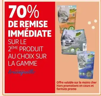 Auchan La gamme tranquille offre