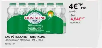 Costco Eau pétillante - cristaline offre