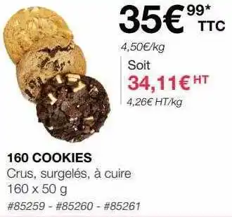 160 cookies