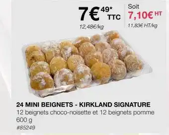 Costco 24 mini beignets - kirkland signature offre
