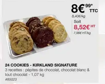 Costco 24 cookies - kirkland signature offre