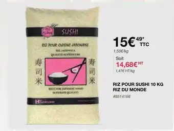Costco Riz pour sushi 10 kg riz du monde offre