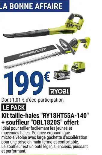 Gamm vert Kit taille-haies offre