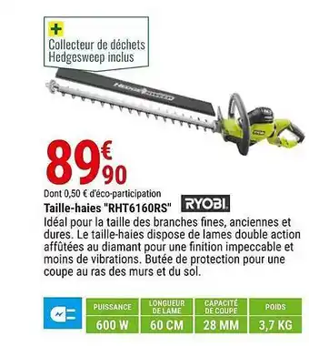 Gamm vert Taille-haies offre