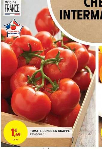 Intermarché Hyper Tomate ronde en grappe offre