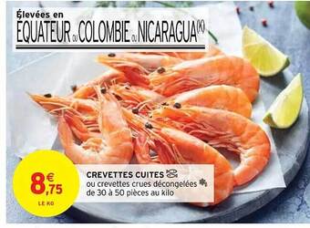 Intermarché Hyper Crevettes cuites offre