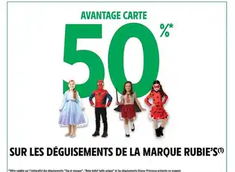 Les déguisements de la marque rubie's