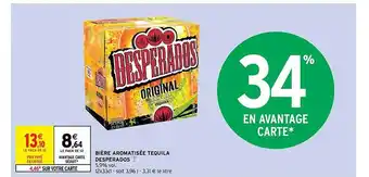 Intermarché Hyper Bière aromatisée tequila desperados offre