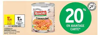 Intermarché Hyper Cassoulet monique ranou offre