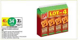 Intermarché Hyper Goûter fourrés chocolat bn offre