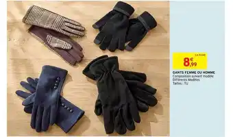 Intermarché Hyper Gants femme ou homme offre