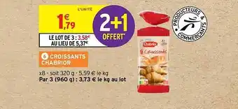 Intermarché Hyper Croissants chabrior offre