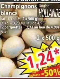Norma Champignons blancs offre