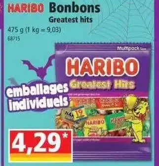 Norma Bonbons greatest hits haribo offre