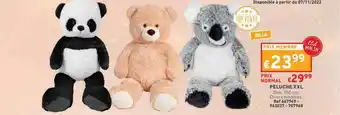 Trafic Peluche xxl offre