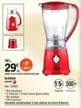 E.Leclerc Blender offre