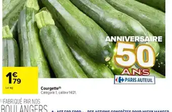 Carrefour Courgette offre