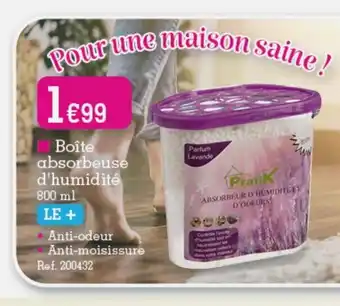 Boite Absorbeuse d'Humidite