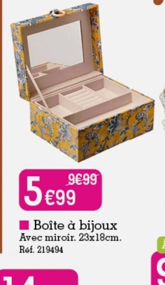 Kandy Boite à Bijoux offre