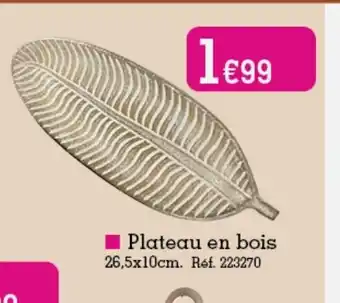 Kandy Plateau en Bois offre