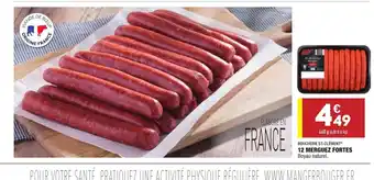 ALDI 12 Merguez Fortes offre