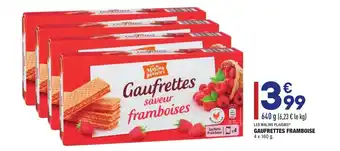 ALDI Gaufrettes Framboise offre