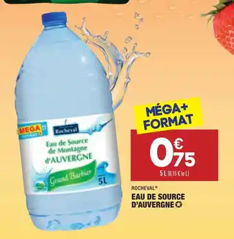 ALDI Eau De Source D'Auvergne offre