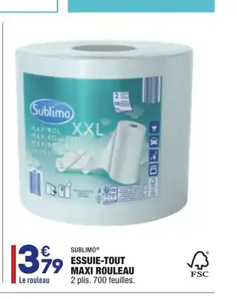 ALDI Essuie-Tout Maxi Rouleau offre