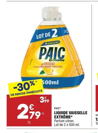 ALDI Liquide Vaisselle Extréme offre