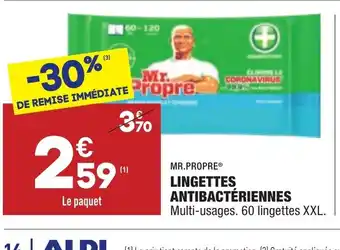 ALDI Lingettes Antibactériennes offre