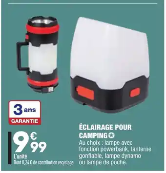 ALDI éclairage Pour Camping offre