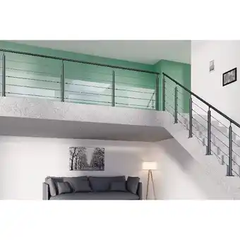 Brico Dépôt Kit balustrade aluminium gris 2 m offre
