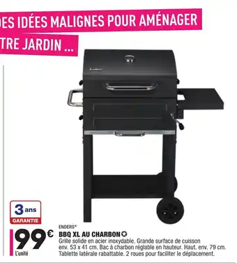 ALDI BBQ Xl Au Charbon offre