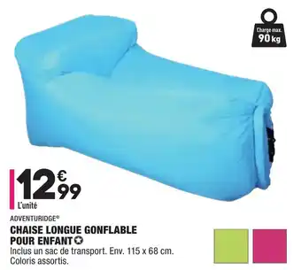 ALDI Chaise LOngue Gonflable Pour Enfant offre