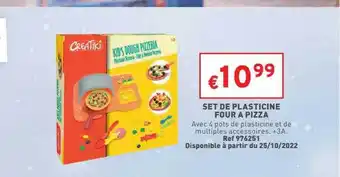 Trafic Set de plasticine four à pizza offre