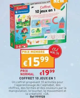 Trafic Coffret 10 jeux en 1 offre