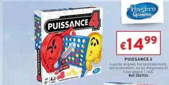 Trafic Puissance 4 hasbro gaming offre