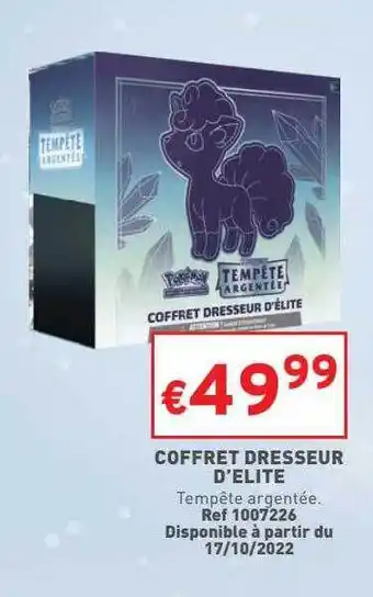 Trafic Coffret dresseur d'élite offre