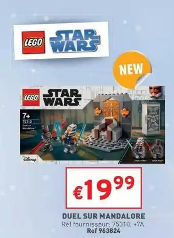Trafic Duel sur mandalore lego star wars offre