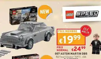 Trafic 007 aston martin db5 lego speed offre