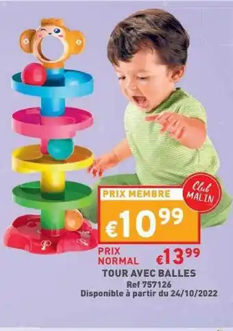 Trafic Tour avec balles offre